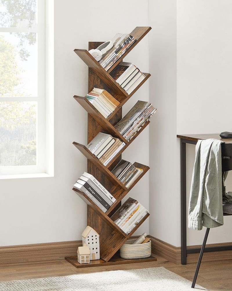 Libreria Salsa In Legno Di Pino Massiccio – Stile Messicano – 81x110x33 Cm – 2 Ripiani E 1 Cassetto