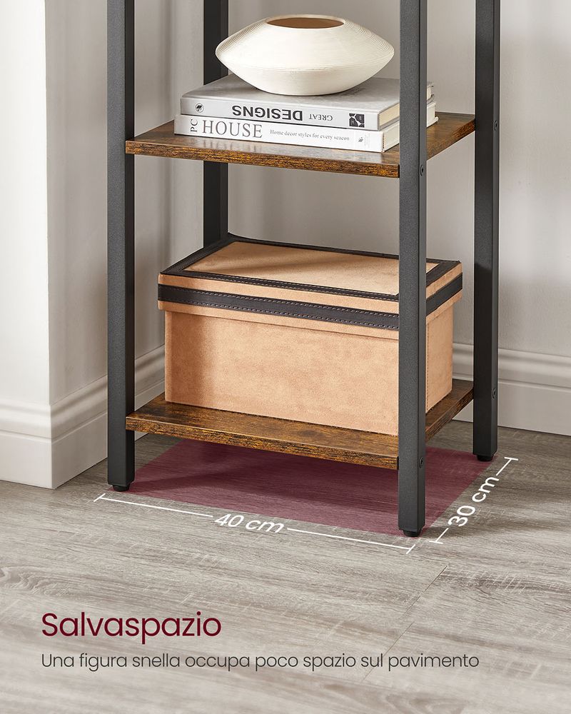 WOLTU Libreria in legno Scaffale da ufficio Schedario per libri Esposore con 6 scomparti per soggiorno camera da letto  1503