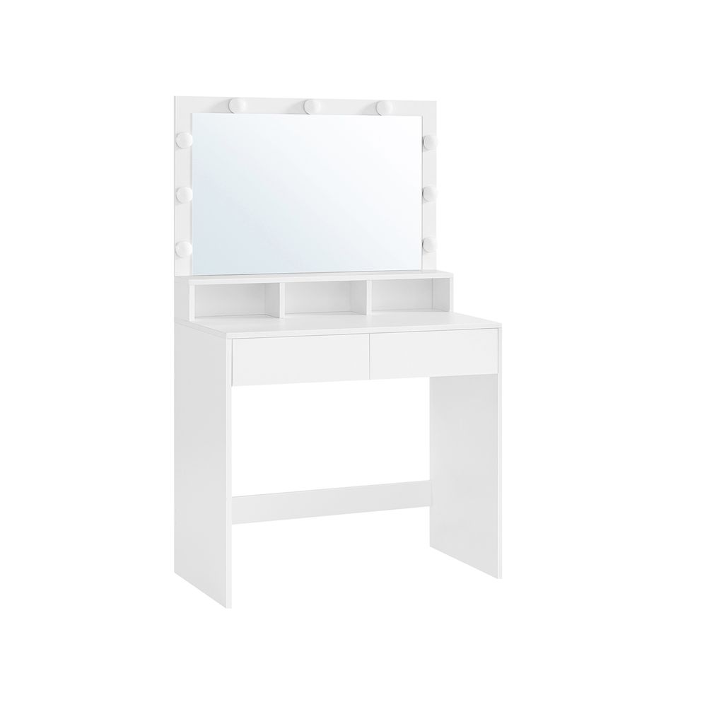 Postazione Ikea Scrivania Trucco MALM Toeletta, Bianco, 120x41 Cm