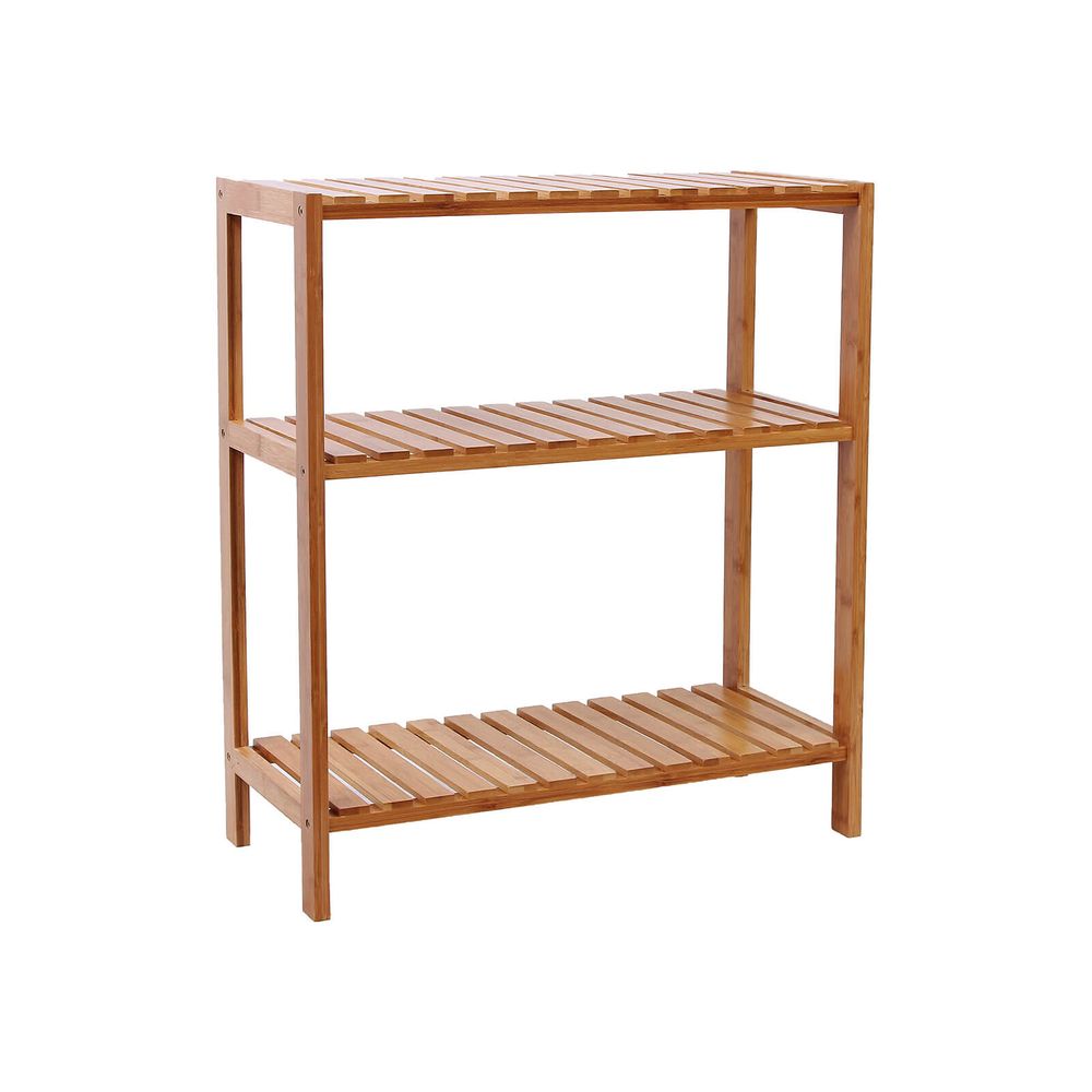 SONGMICS Scaffale da Bagno, Scaffale da Cucina a 3 Ripiani, Scaffale