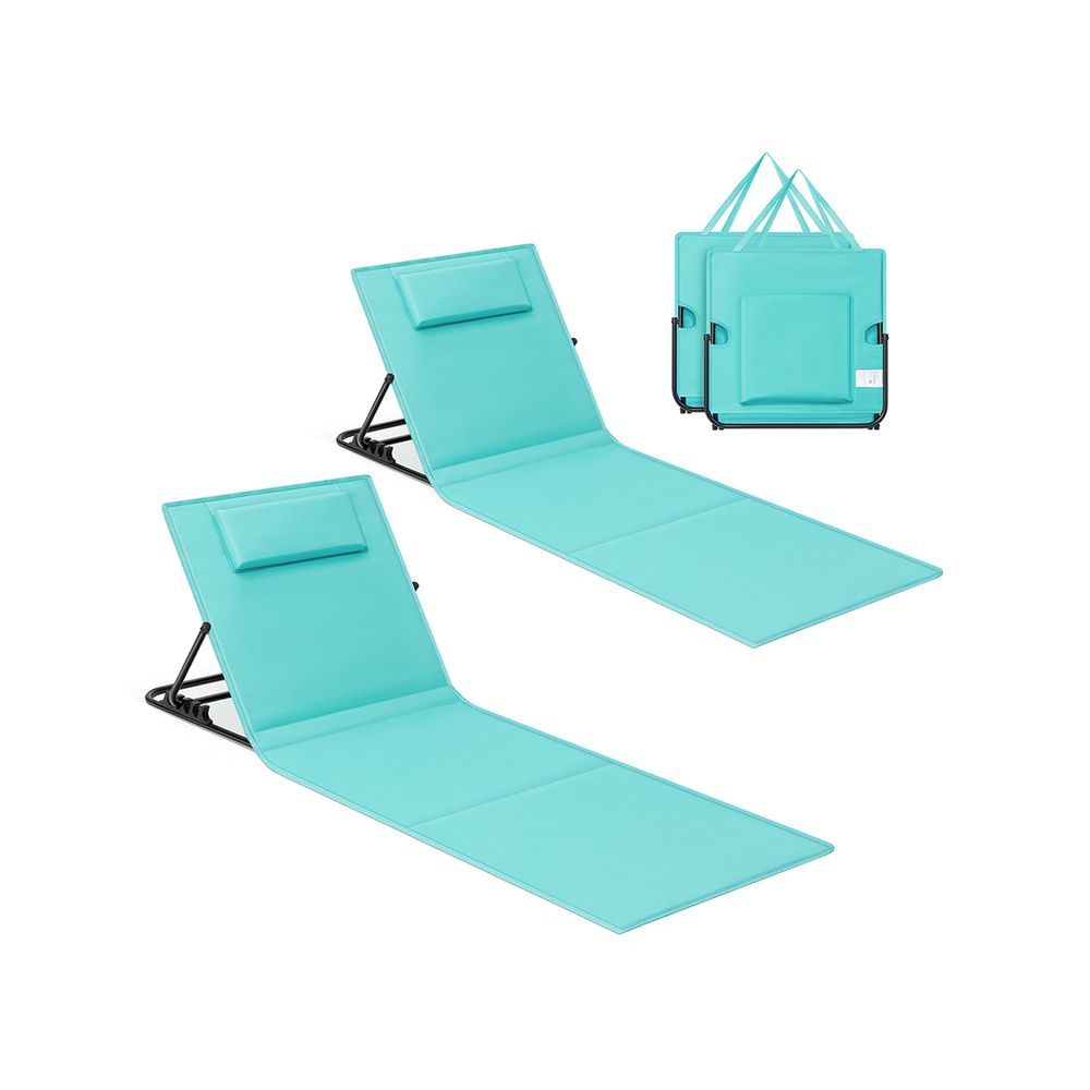 SEDIA DA CAMPEGGIO Lettino Per Il Tempo Libero Lettino Prendisole Lettino Da Spiaggia Lettino Da - Foto 11