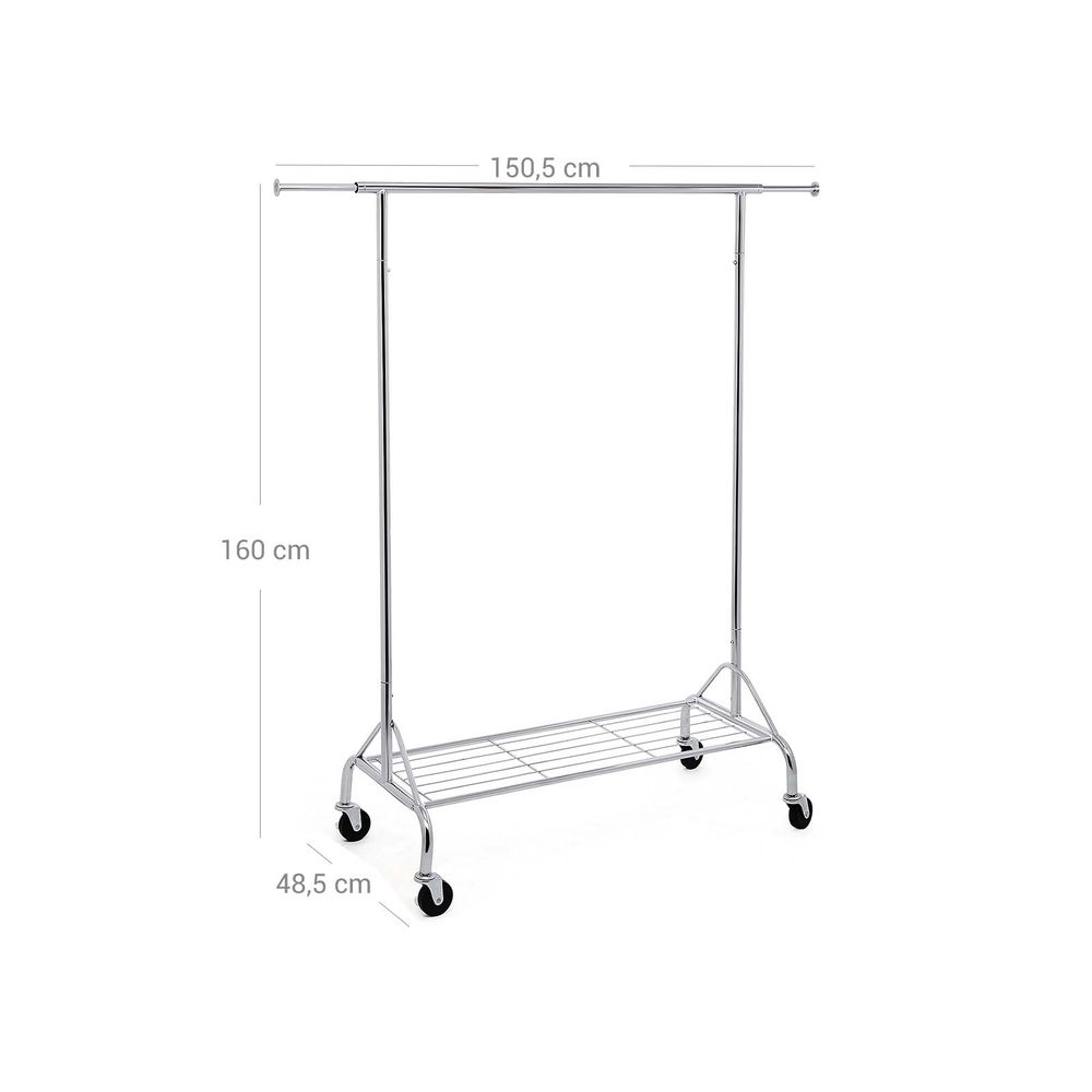 SONGMICS Stand Appendiabiti con Ripiano