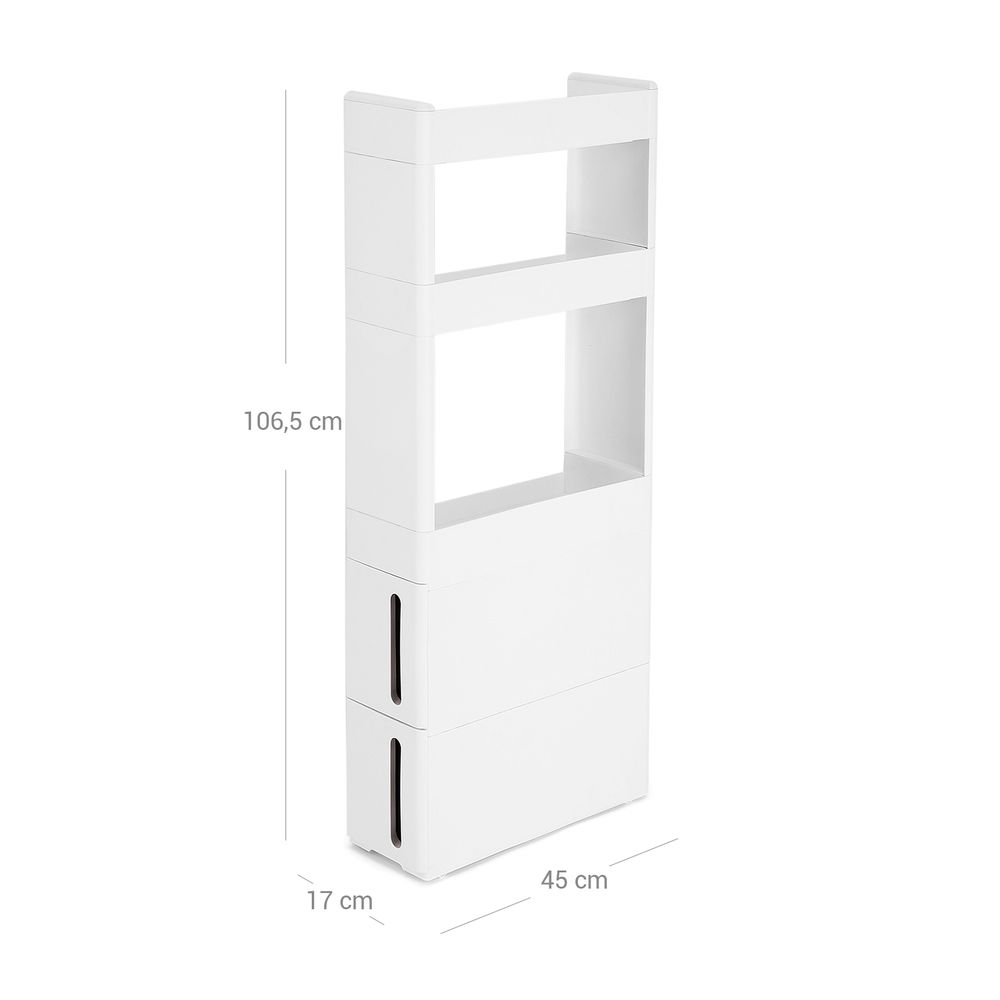 Carrello Stretto con Cassetti