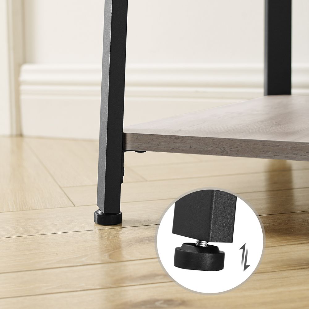 Terraneo Pannello Appendiabiti Bianco E Rovere Con Ripiano E 3 Ganci - Design Elegante Per Ingresso E