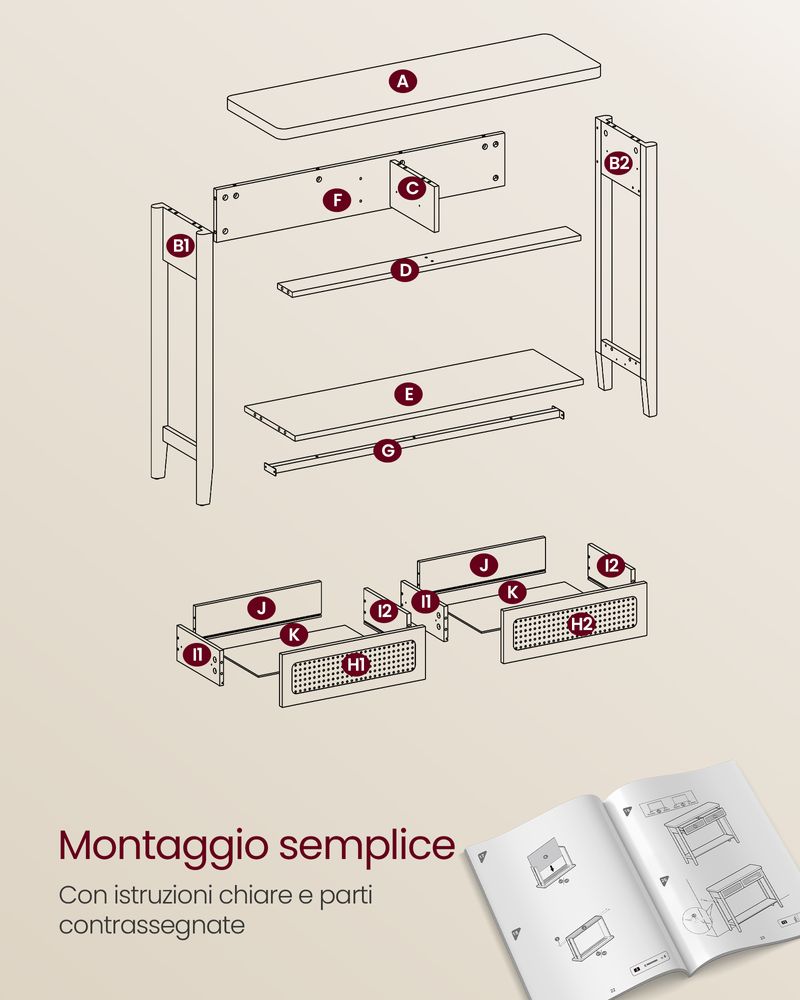 MIAUWUUFHOME Consolle con cassetti portaoggetti, consolle sottile per corridoio, tavolo compatto da esposizione, tavolo da divano, tavolo da ingresso per soggiorno, ingresso, facile da montare, bianco