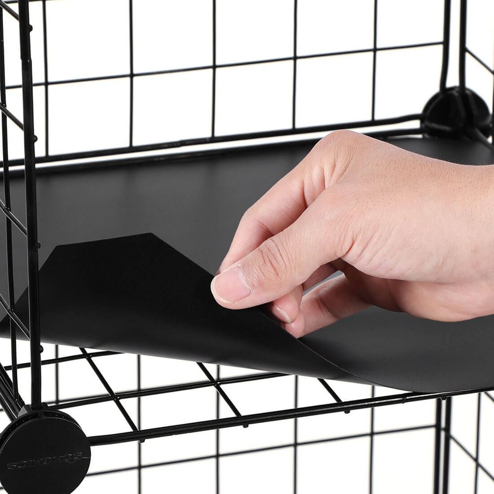 C&AHOME Organizzatore A Cubo 12 Ripiani – Scaffale Modulare In Plastica Bianco Fai Da Te