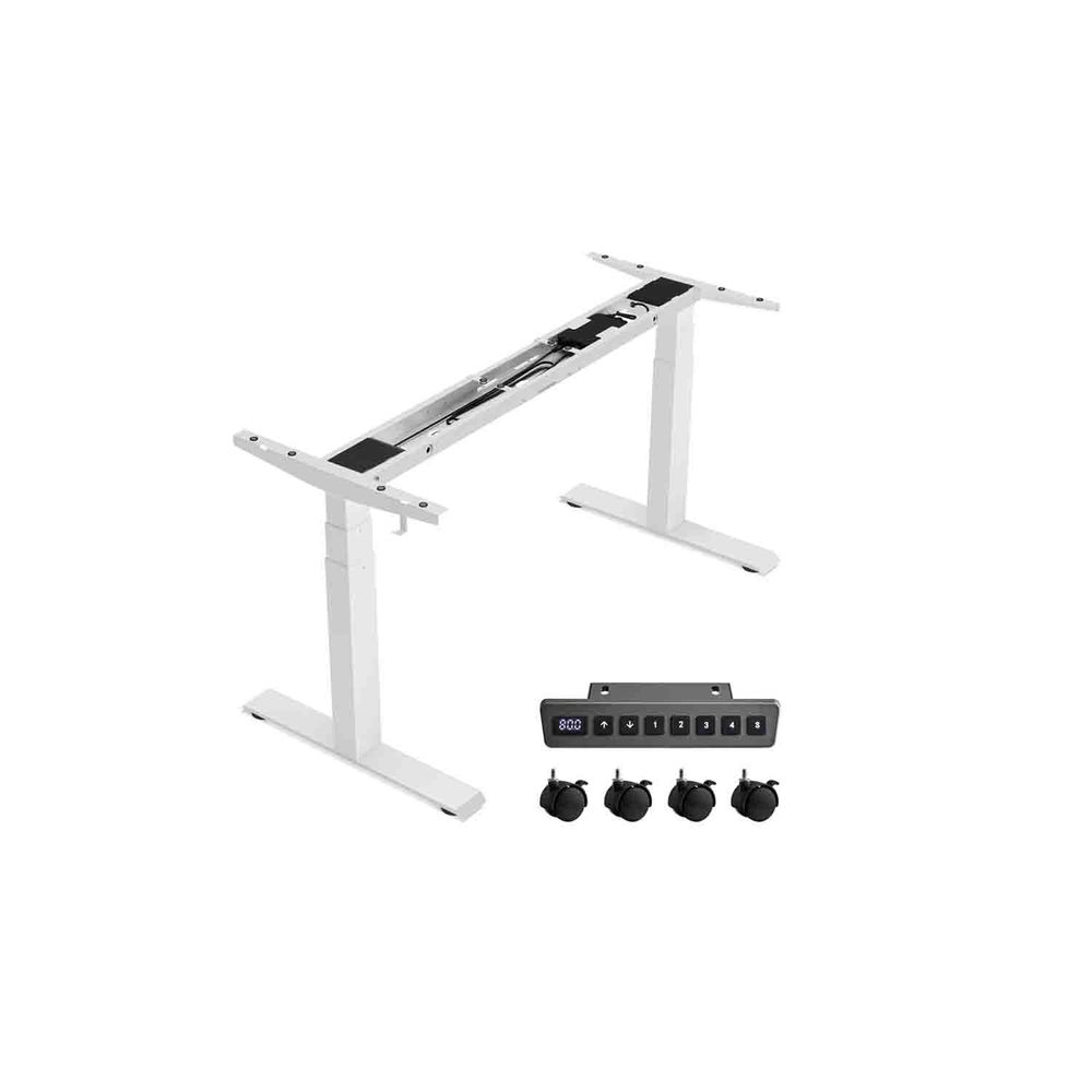 Duronic TM12BK Telaio Per Scrivania Elettrico - Altezza Regolabile 71 - 116 Cm - Postazione Di Lavoro Ergonomica Funzione Memoria 2 Livelli 84253959