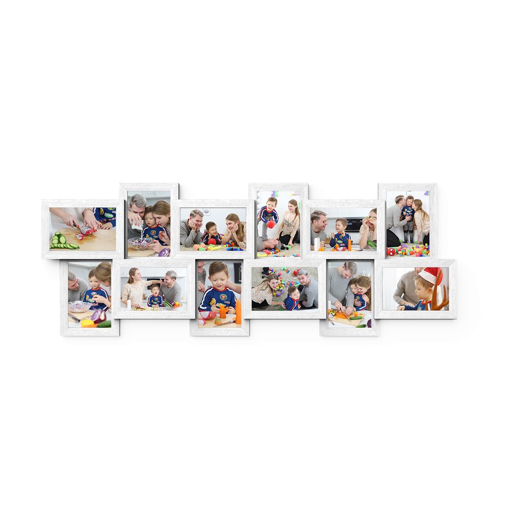 Maison Exclusive - Cornici Foto Collage 5 pz per Parete/Tavolo Rosso