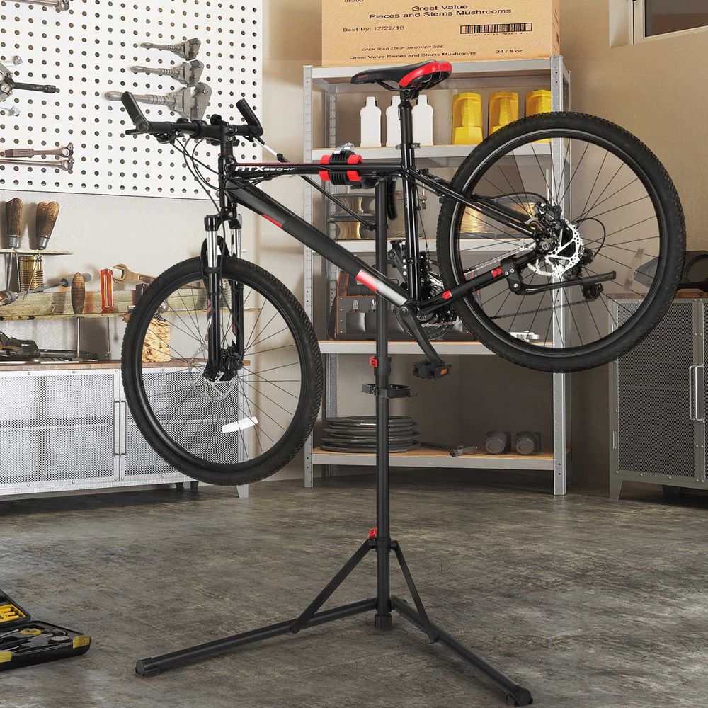 Wiltec Cavalletto per Manutenzione Bici orientabile a 360° Max 30kg  Supporto di Riparazione Bicicletta : : Sport e tempo libero