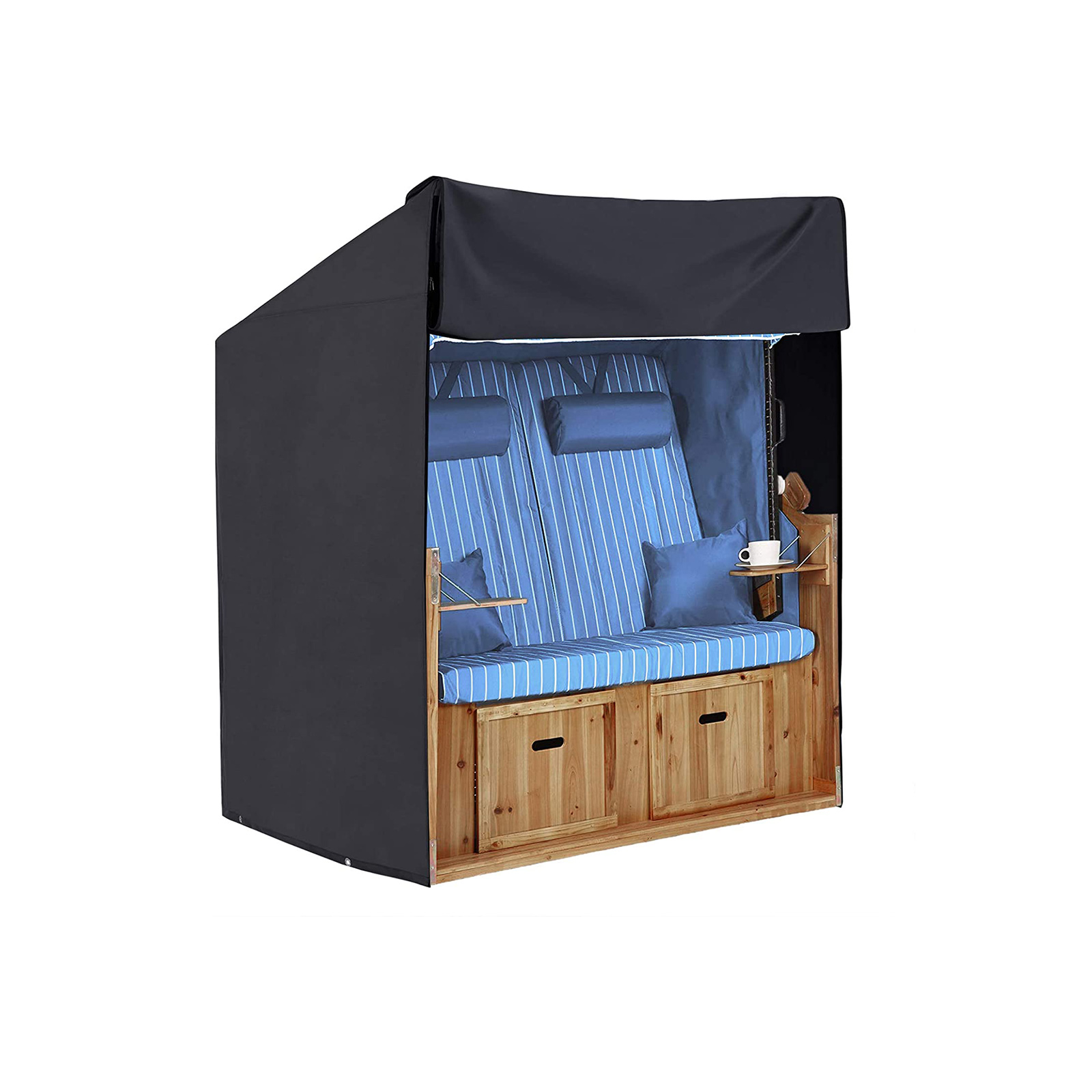 Copertura Di Ricambio Per Sedia Da Spiaggia - Tessuto In Poliestere Resistente, Colore Bianco, Per Sedie A Sdraio - Foto 11