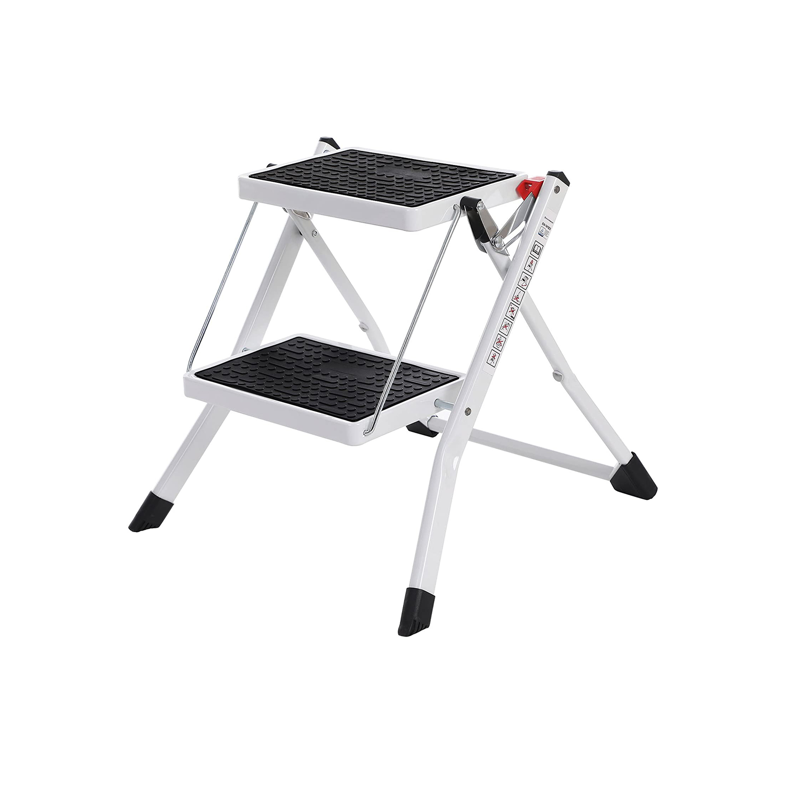 Scala Pieghevole Hailo K20 - 2 Gradini, Acciaio, Portata 150kg, Antiscivolo - Foto 6