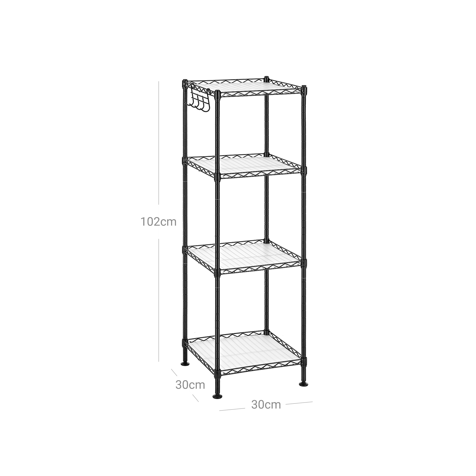 Scaffale Bagno Mobile In Legno Di Pino 120x60x30cm - 4 Ripiani A Doghe, Salvaspazio - Foto 8